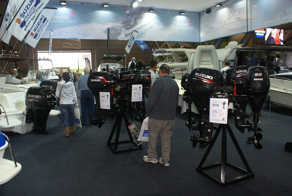The Haines Marine Group always presents a first class exhibition at the Brisbane Boat Show, the highlights including the impressive range of Haines Signatire boats and Suzuki outboard engines.   - Brisbane Boat Show © Rodrick Cox